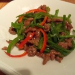 中国薬膳料理 星福 - 青椒肉絲