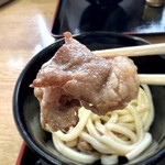 Oomine No Udon Yasan - 上品な脂ですが、多すぎるとさすがにヘビーかな。