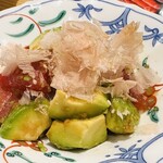 和食レストランとんでん - 鮪とアボガドの醤油糀和え