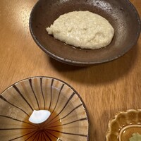 蕎麦おさめ - 粗挽きそばがき