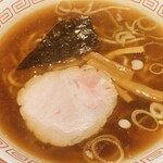 Raamen Kagetsu Arashi - 春木屋があると聞いて。◯十年前に近所でよく並んで食べた鯖節の香り。美味しくいただきました。