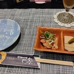 家庭料理　お家 - 先ず突き出しが美味しい。筍、最高やった。