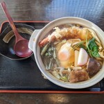 峠の茶屋 - 鍋焼きうどん　1,100円
