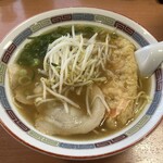 ちから - 料理写真:中華そば（伝や味）￥760+天ぷら￥200