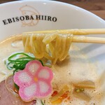 Ebisoba Hiiro - 麺のアップです