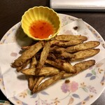 旬味処　ふじせ - ごぼうの唐揚げ