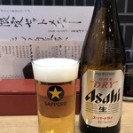 Gyuutan Ryouri Kaku - 瓶ビールはドライです。