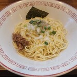 Nibo Shichuuka Soba Semmon Nibo Shimaru - 混ぜ玉もしっかりとした1品料理ですね(⁠*⁠´⁠ω⁠｀⁠*⁠)