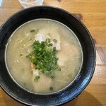 鶏専門 麺屋蓮々 - 豚骨ラーメン　700円