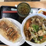 東京餃子軒 - 五目そば＋餃子