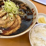 麺武 はちまき屋 - しょうゆラーメンと小ライス