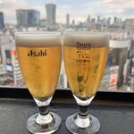 つるとんたん UDON NOODLE Brasserie - 生ビール730円