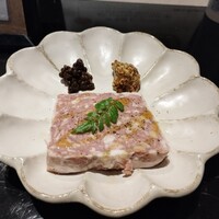 GINZA 我歩 - 白レバーと有馬山椒のパテカン