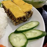 A Dong Restaurant - 卵蒸しと野菜