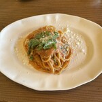 gira e gira - 牡蠣バター春菊リコッタチーズのトマトソース