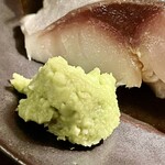 燻製Dining OJIJI - この山葵が燻製してあるんだって