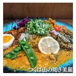 スパイスカレー高丸 - 豆と茸のココナッツカレー