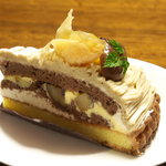 西内花月堂 - 秋のモンブランタルト（限定品）