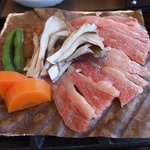 道の駅 桜の郷 荘川 - 飛騨牛ほうば味噌定食