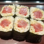 Kudanshita Sushi Masashun Hakkai - 鉄火巻。