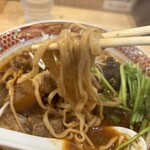 いのちノ中華そば 龍ノ谷 - 専用の平打ち中太麺