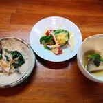 魚虎千両 - お通し三点 不明円