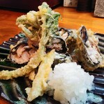 魚虎千両 - ◈鯵梅肉磯辺揚げ780円