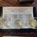 Kuramotoya - 選択した日本酒番号を記載して提供してくれる