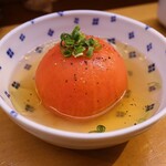 ニ太キ - ■トマトおでん オリーブオイルかけ ¥480