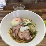 麺屋 一八 - エビたまり　油そばそば　温玉