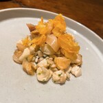 ダ マッサ - 白みる貝　カリフラワー　カラスミ