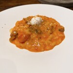 ダ マッサ - リゾット　自家製サルシッチャ　トマトリコッタ