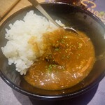 シュラスコ&ビアレストラン ALEGRIA 三宮 - 〆のカレーは量を選べる