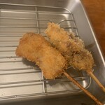 Kushi Katsu Jan Jan Hommachi - 2つで420円\(//∇//)\