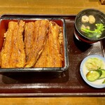 特上うな重、きも吸い