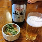 Odiya Soba Kadoya - ビール630円（税込）