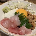 立呑み 晩杯屋 - ばくだん＋卵