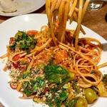 Trattoria DUE - タコのプッタネスカ