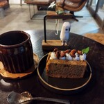 Kafe Koborebi - コーヒーシフォンケーキセット1210円