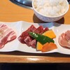 Yakiniku Maruishi - ネギ冷麺＋選べる肉3種セット(※これに冷麺＋キムチ＋キャベツがつきます)　1700円