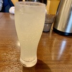 自家製麺 麺や ひなた - レモンチューハイ(無糖) 400円