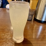 自家製麺 麺や ひなた - レモンチューハイ(無糖) 400円