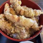 そば処あおば - ミニゲソ天丼