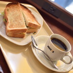ドトールコーヒーショップ - モーニング・セットＢ（４５０円）２０２４年２月