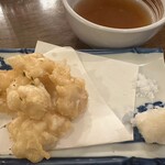 海鮮と地鶏酒場 富乃家 - 白子の天ぷら