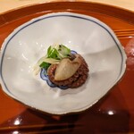 235538273 - 「飯蛸の早煮とウルイの和え物」