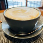 寺カフェ 茶庭 - カフェラテ