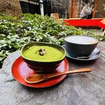 寺カフェ 茶庭 - この写真は店員さんのアイデア✨️