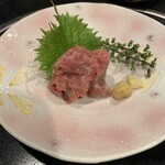 Sanchuu - 追加料理　クジラの刺身