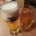 貴楽 - 生ビール&ウーロン茶